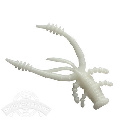 Силиконовая приманка LureMax VOODOO BUG 2''/5см, LSVB2-015 White (10 шт.)