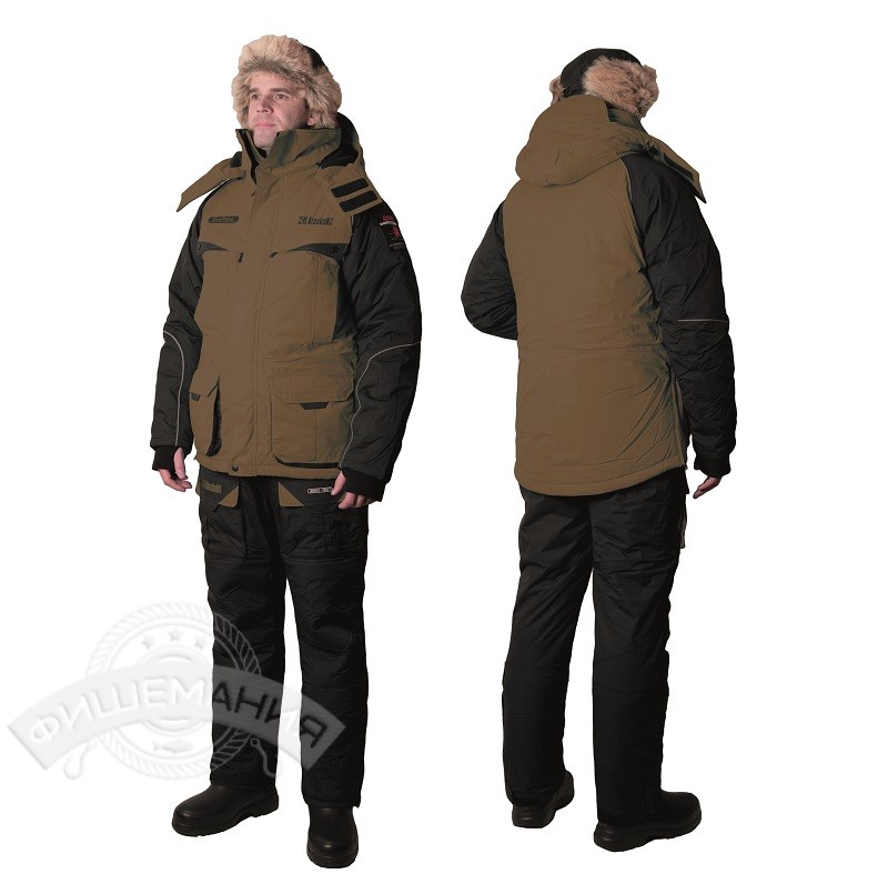 Костюм зимний Alaskan NewPolar M хаки (куртка+полукомбинезон)