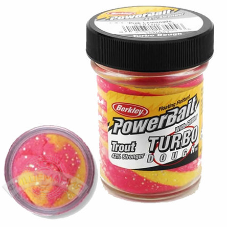 Паста  Berkley  PowerBait Select Glitter Turbo Dough  - Pink Lemonade