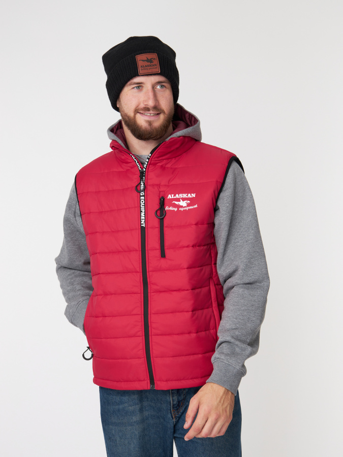 Жилет мужской утепленный Alaskan Juneau Vest Red красный