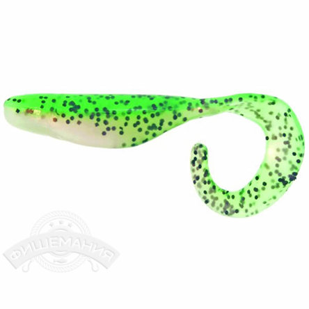 Рипперы 33332 Bass Assassin  Curly Shad 4' WC Rainbow Trout 