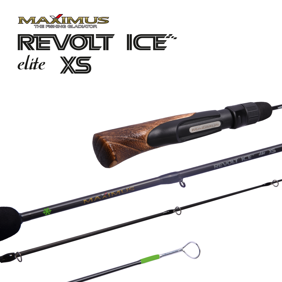 Зимняя удочка Maximus Revolt Ice XS Elite 301MH 75 см тест до 40 гр