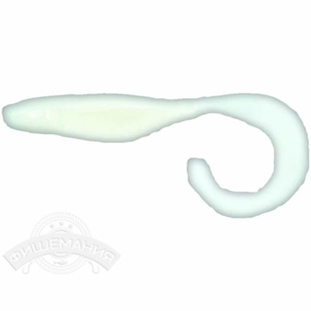 Рипперы 33108 Bass Assassin  Curly Shad 4' WC White