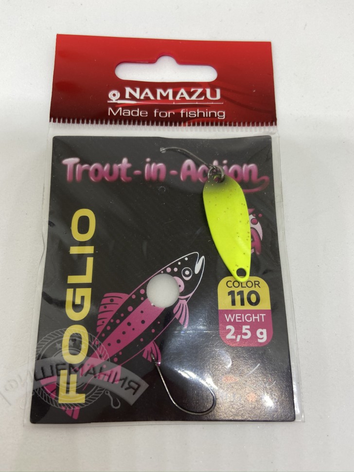 Блесна форелевая Namazu Pro TiA Foglio 3.8 гр 110/200
