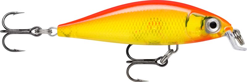 Воблер Rapala X-Light Minnow FNM05 GFR 05 см 4 гр заглубление 0,6-0,9 м