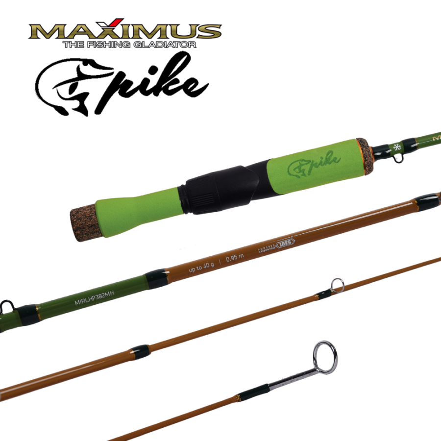 Удочка для зимней рыбалки Maximus Long Hand 382MH Pike 95 см тест до 40 гр