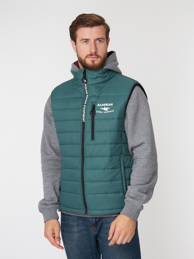 Жилет мужской утепленный Alaskan Juneau Vest Green зеленый