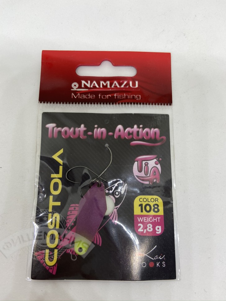 Блесна форелевая Namazu Pro TiA Costola 2.8 гр 108/200