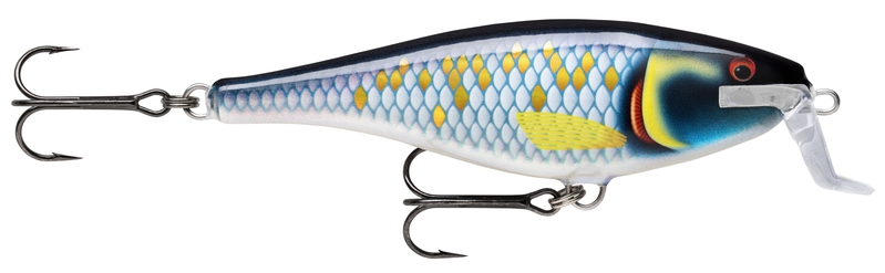 Воблер Rapala Shallow Shad Rap SSR14 SCRB 14 см 45 гр заглубление 1,5-2,7 м