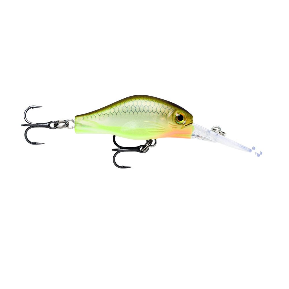 Воблер Rapala Shadow Rap Fat Jack SDRFJ04 HAY 4 см 4 гр заглубление  до 3 м