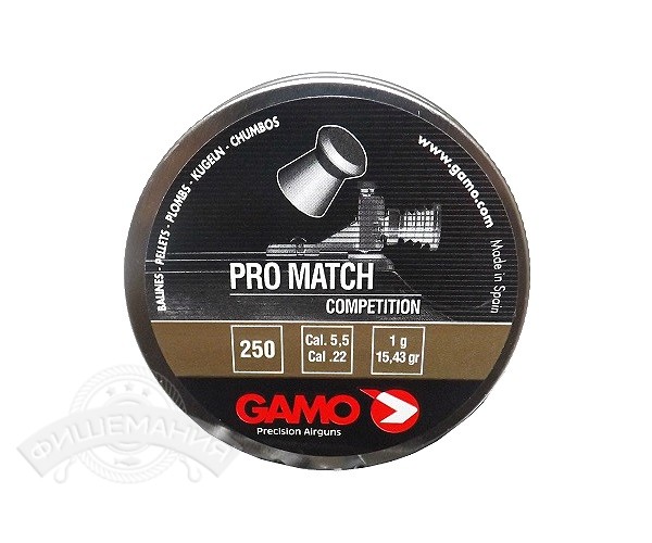 Пули пневматические GAMO PRO-MATCH 5,5мм (250 шт)