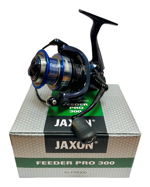 Катушка рыболовная фидерная Jaxon Feeder Pro 4000 + леска 0,25 мм 150 м