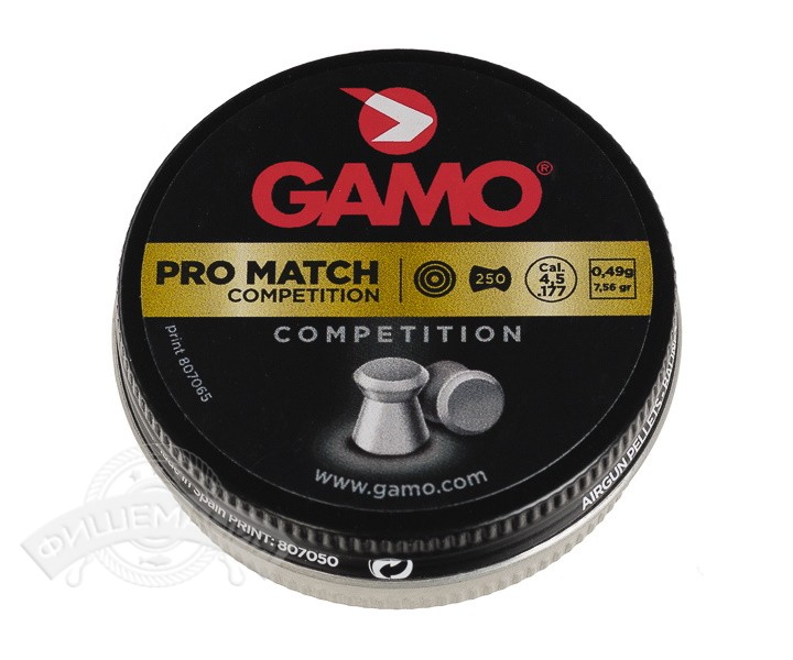 Пули пневматические GAMO PRO – MATCH 4,5мм (250шт)