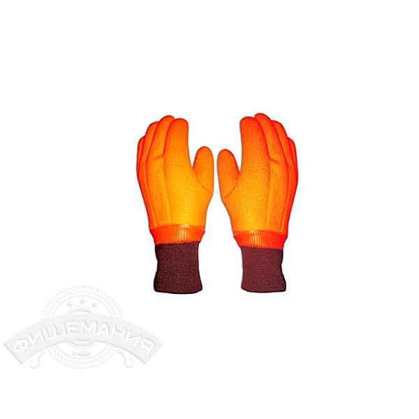 Перчатки зимние Alyaska арт. 9000 оранжевые 300мм манжета