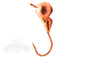 Мормышка ECOPRO DELUXE Личинка с ушком гальваника 3мм, #003 (5 шт)