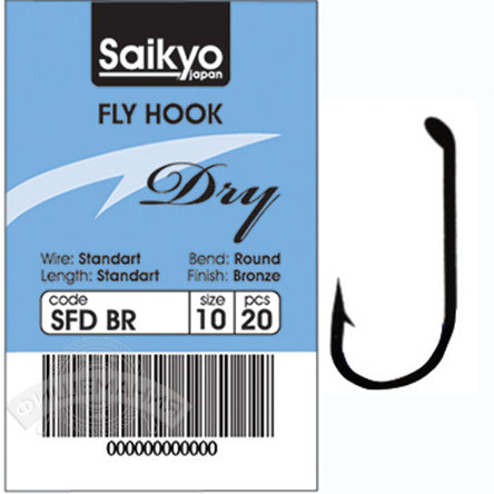 Крючки Saikyo KH-71451 Dry Fly BR