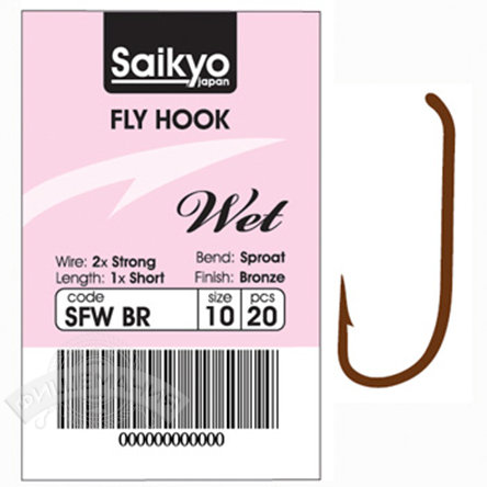 Крючки Saikyo KH-72480 SFW Wet BR