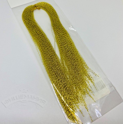 Рыболовный люрекс цвет золото длина 30 см