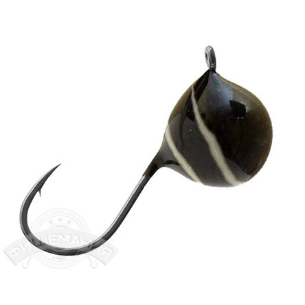 Мормышка вольфрамовая LumiCom Дробина с ушком(обмазка)-винт 4,5мм, BLP