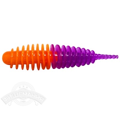 Приманка ZielFisch Trout Bait Jumbo 50 Сыр 25 12шт (Orange-Purple) TBJMC16
