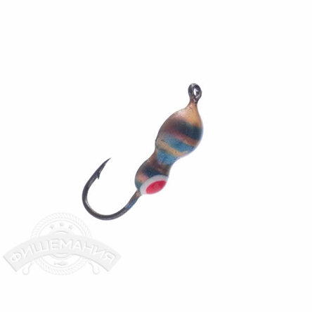 Мормышка вольфрамовая LumiCom Муравей с ушком (покраска) 3,0мм, #203