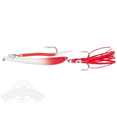 Пилькер Stinger BiColor Pilk  500g #2 White-Fl.Red/GLOW #10/0