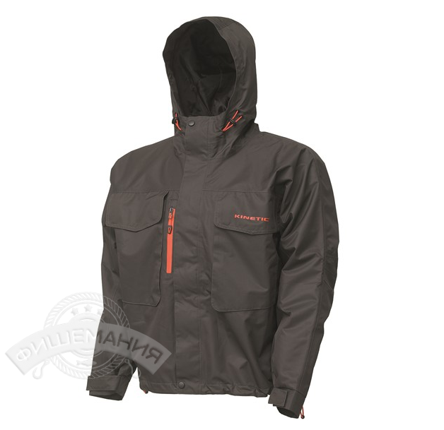 Куртка забродная Kinetic AquaSkin Wading Jacket granite clay/ темно-серый