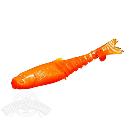 Резина Microkiller малек 30мм, морковный, 14шт в уп. 