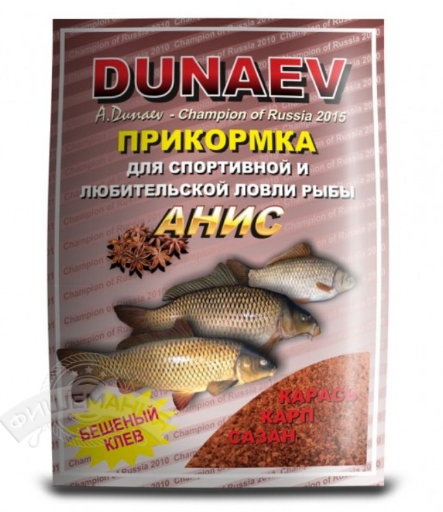 Прикормка Dunaev Классика 0,9 кг анис