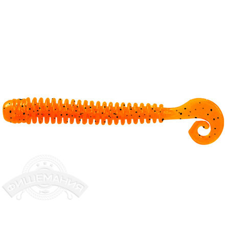 Мягкие приманки LureMax CHEEKY WORM 4''/10см, LSCW4-008 Fire Carrot (10 шт.)