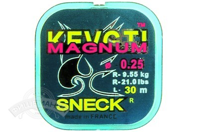 Леска монофильная Sneck Magnum LightGreen 30м.