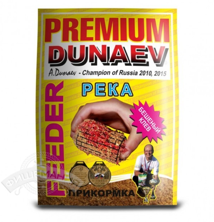 Прикормка Dunaev Premium 1 кг. Фидер река