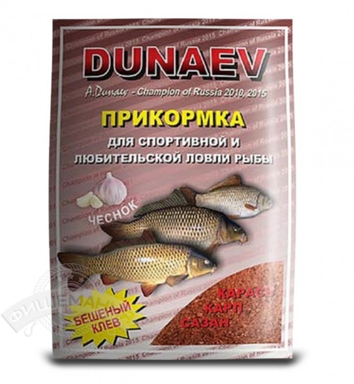 Прикормка Dunaev Классика 0,9 кг Карп чеснок
