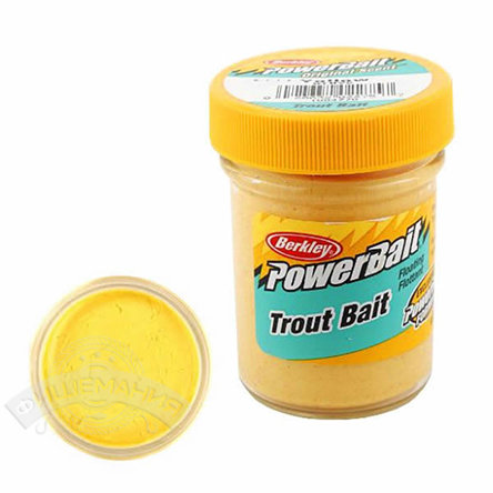 Паста  Berkley  PowerBait Biodegradable Trout Bait Yellow