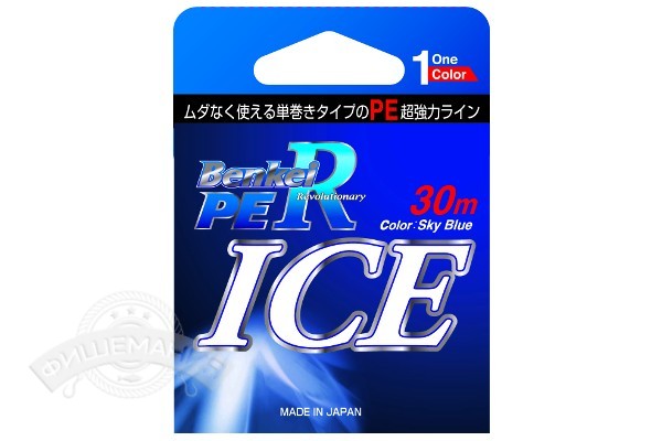Шнур Benkei ICE, 30м, небесно-голубой