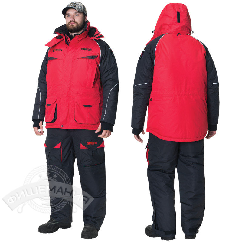 Зимний костюм Alaskan NewPolar Red красный/черный