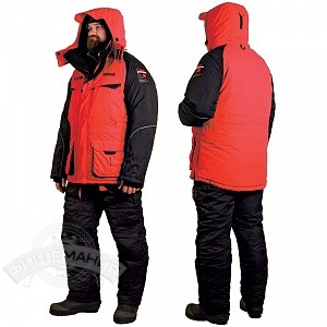 Костюм зимний Alaskan NewPolar M  красный/черный (куртка+полукомбинезон)
