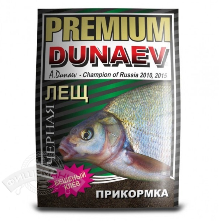 Прикормка Dunaev Premium 1 кг. Лещ черная